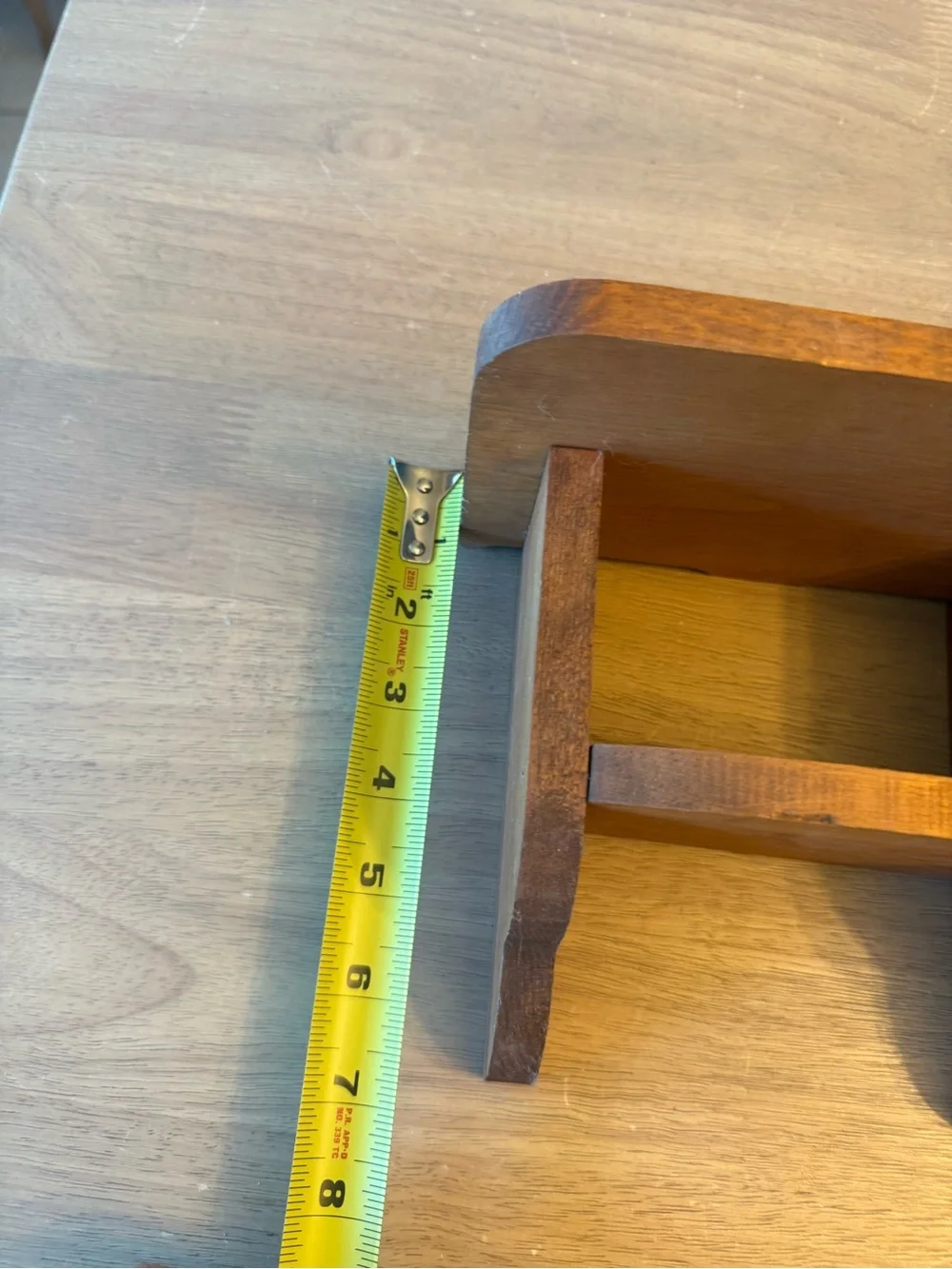 Vintage wooden mini shelf